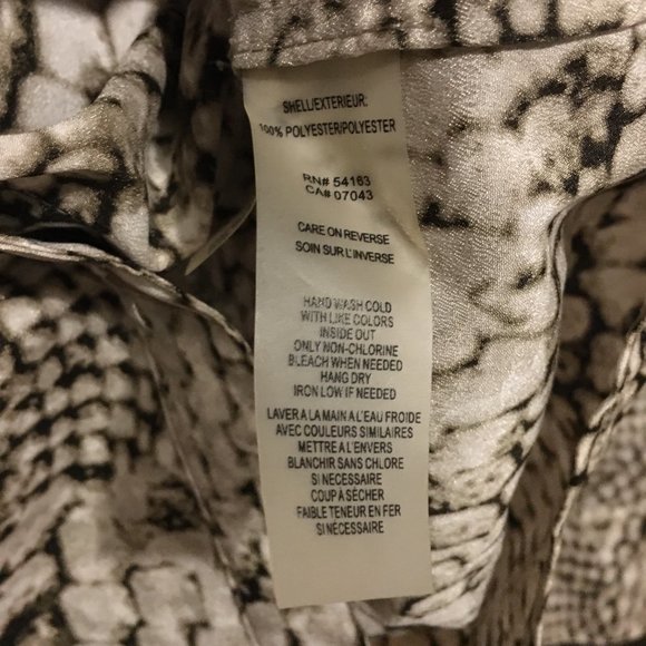 Calvin Klein Reptilian Print Button Down Shirt - Picture 10 of 16